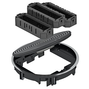 [OBO7429608] Kit boitier de sol GRAF9-2 IP65 GRAF9-2 KU 9011 7429608