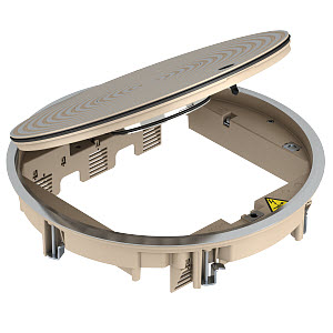 [OBO7405754] Boitier de sol rond IP65 GRAF9-2 U 1019 7405754