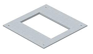 [OBO7400455] Plaque d'adaptation UZD 250 DUG 250-3 2 7400455