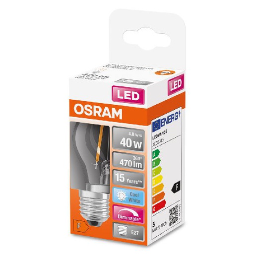 [OSR434844] LED SuperStar CL P FIL 40 dim 4,5W/840 E27 - 434844