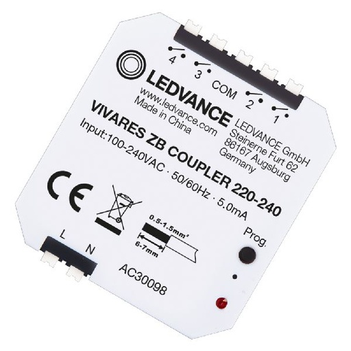 [OSR463806] VIVARES ZB COUPLER Ledvance Zigbee Coupleur de bouton poussoir - 463806