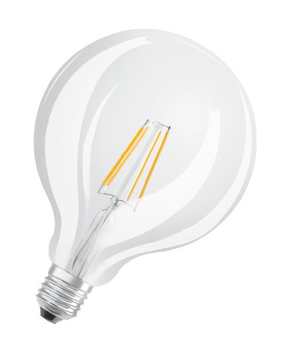 [OSR591431] Osram LED FIL GLOBE60 Claire 827 E27 6,5W 806lm Verre ø124 - 591431