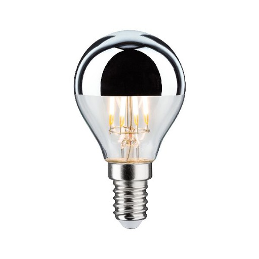 [PAU28667] LED sphérique calotte réflect 440lm E14 2700K 4,8W 230V Argent gradable