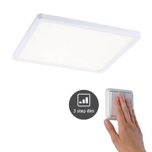 [PAU93060] Panneau ENC AREO VariFit IP44 16W 4000K 3 Step dim 230x230mm Blanc syn