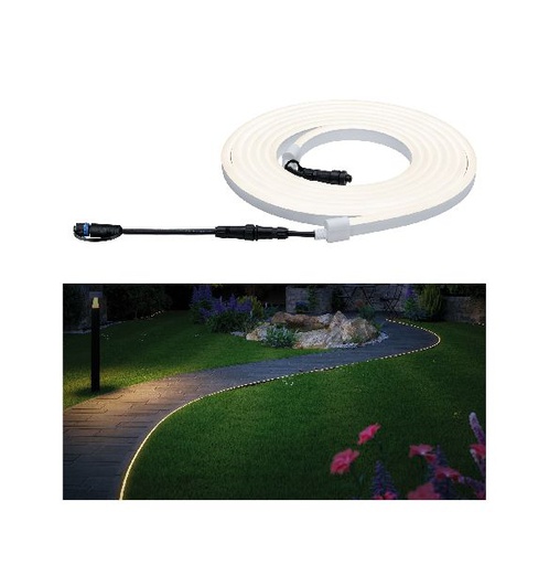 [PAU94191] Outdoor Plug&amp;Shine flexible Néon Stripe IP67 3000K 5m Paulmann 24V System