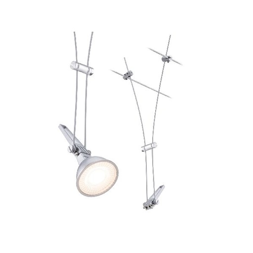 [PAU94487] Spot Wire System Comet max1x50W Chrome dépoli GU5,3 12V Métal