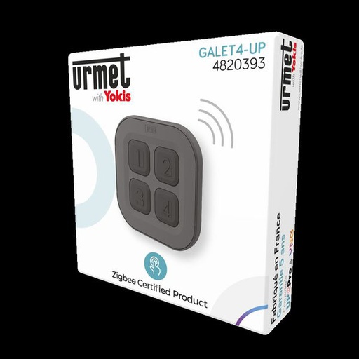[YOKGALET4-UP] Télécommande galet 4 touches UP - Yokis GALET4-UP