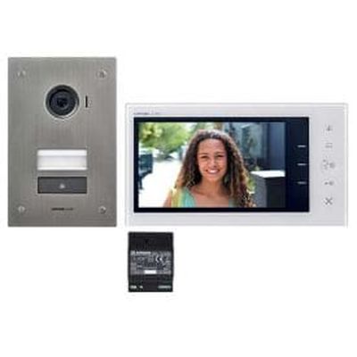 [AIPJVS1F] AIPHONE Kit visiophone 7" encastré 2 fils avec mémoire d'images - JVS1F