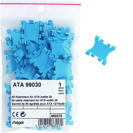 [HAG-ATA99030] Sachet 50 agrafes pour ATA 12/16x30 ATA99030