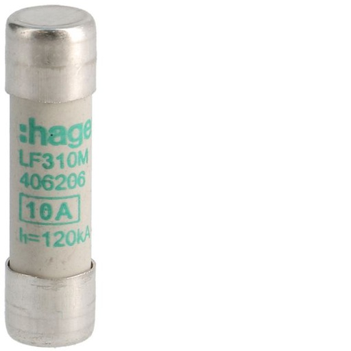 [HAG-LF310M] Cartouche Fusible cylindrique 10x38mm aM 10A 500V AC 120kA LF310M