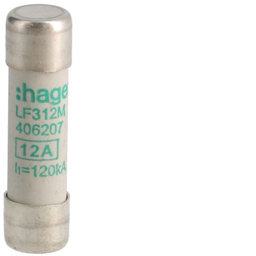[HAG-LF312M] Cartouche fusible industrielle 10x38 aM 12A LF312M