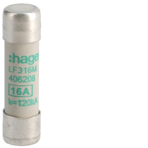 [HAG-LF316M] Cartouche Fusible cylindrique 10x38mm aM 16A 500V AC 120kA LF316M