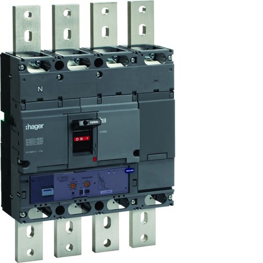 [HAG-HNE971H] Disjoncteur Boitier Moulé h3 h1600 LSI 4P In1000A Icu50kA à plage HNE971H