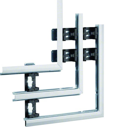 [HAG-BKIS251305D9016] Angle plat pour BKIS épais 25mm double hauteur acier RAL 9016 Pure BKIS251305D9016