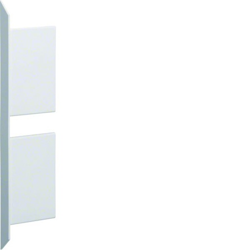 [HAG-BKIS121306D9016] Embout pour BKIS épais 12,5mm double hauteur acier RAL 9016 Pure BKIS121306D9016