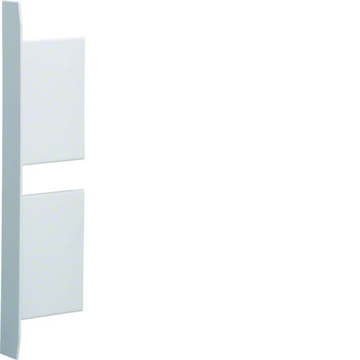 [HAG-BKIS251306D9016] Embout pour BKIS épais 25mm 2 compartiments acier RAL 9016Pure BKIS251306D9016