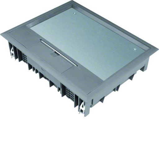 [HAG-VE09127011] Boîte de sol rectangulaire 18 modules revêtement 12mm max Gris VE09127011