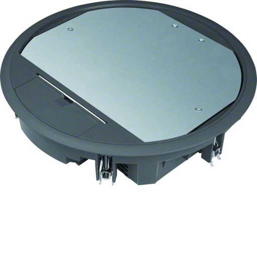 [HAG-VR10059005] Boîte de sol ronde 24 modules diam 325mm encastrement diam 306mm noire VR10059005