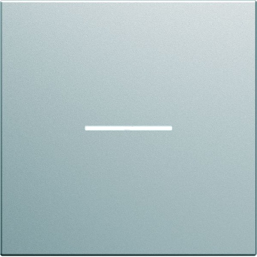 [HAG-WXD001T] Enjoliveur Gallery interrupteur à voyant 2 modules , finition Titane WXD001T