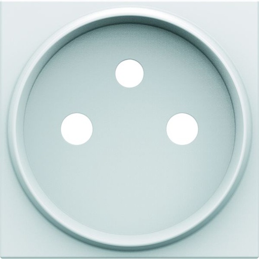 [HAG-WXD105B] Enjoliveur Gallery prise de courant rénovation 2P+T, finition Pure WXD105B