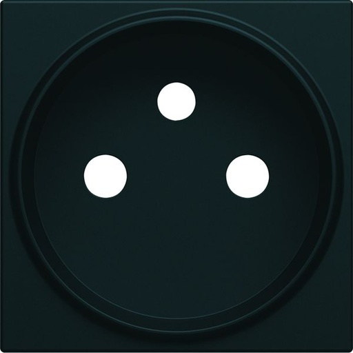 [HAG-WXD105N] Enjoliveur Gallery prise de courant rénovation 2P+T, finition Night WXD105N