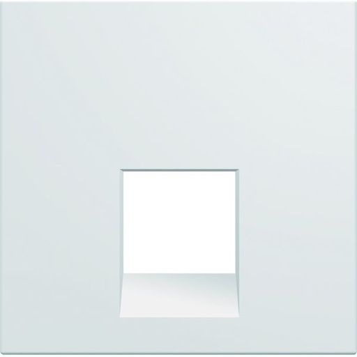 [HAG-WXD230B] Enjoliveur Gallery prise RJ45 45° 2 modules, finition Pure WXD230B