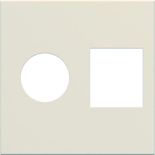 [HAG-WXD240D] Enjoliveur Gallery prise TV + RJ45 2 modules, finition Dune WXD240D