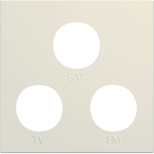 [HAG-WXD256D] Enjoliveur Gallery prise TV + FM + SAT 2 modules, finition Dune WXD256D