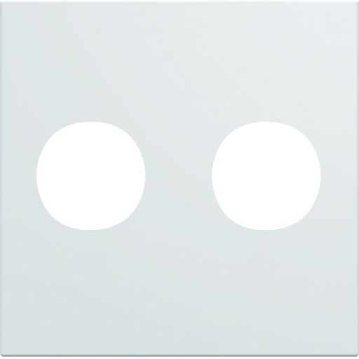 [HAG-WXD259B] Enjoliveur prise double F gallery 2 modules pure WXD259B