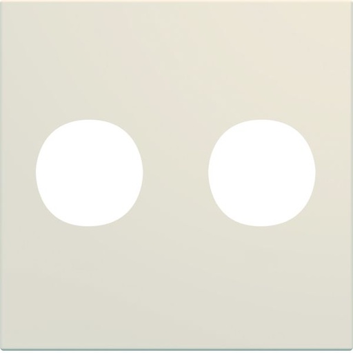 [HAG-WXD259D] Enjoliveur prise double F gallery 2 modules dune WXD259D