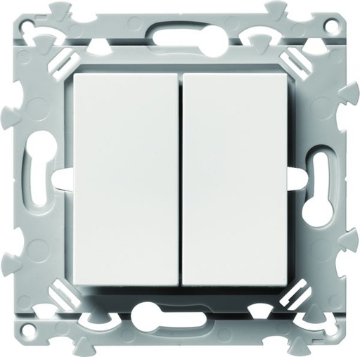 [HAG-WE044G] Double InterBP Duo Essensya va et vient ou bouton poussoir à griffes Pure WE044G