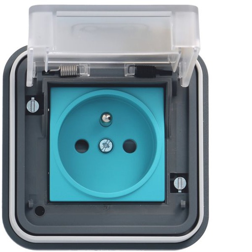 [HAG-XEV081] witty prise 2P+T IP55, M2+ encastrée, 3,7 KW, pour recharge véhicule électrique XEV081