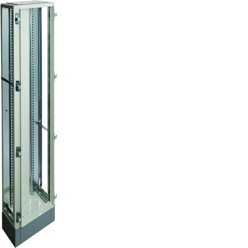 [HAG-FM109] Armoire cotés et socle 2 pattes de fixation quadro5 2010x450x260mm Blanc pur FM109