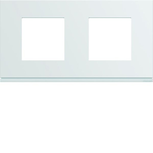 [HAG-WXP0012] Plaque de finition Gallery 2 postes Pure entraxe 71 mm WXP0012