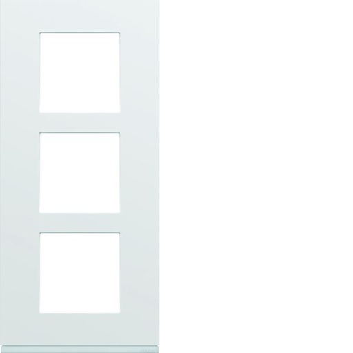 [HAG-WXP0023] Plaque de finition Gallery 3 postes verticale Pure entraxe 57 mm WXP0023