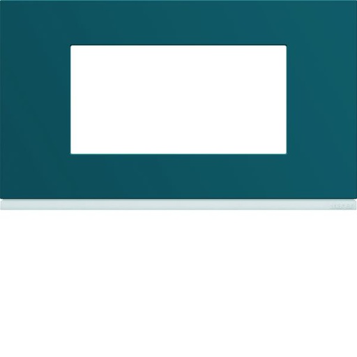 [HAG-WXP0834] Plaque de finition Gallery 4 modules Peacock entraxe 57 mm WXP0834