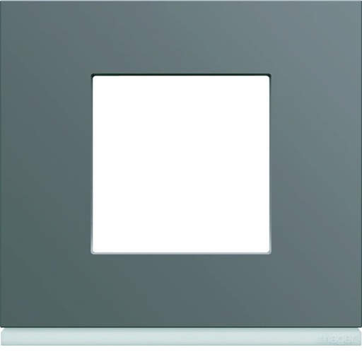 [HAG-WXP0902] Plaque de finition Gallery 1 poste Taupe WXP0902