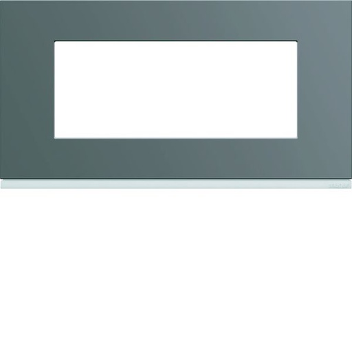 [HAG-WXP0905] Plaque de finition Gallery 5 modules Taupe entraxe 71 mm WXP0905