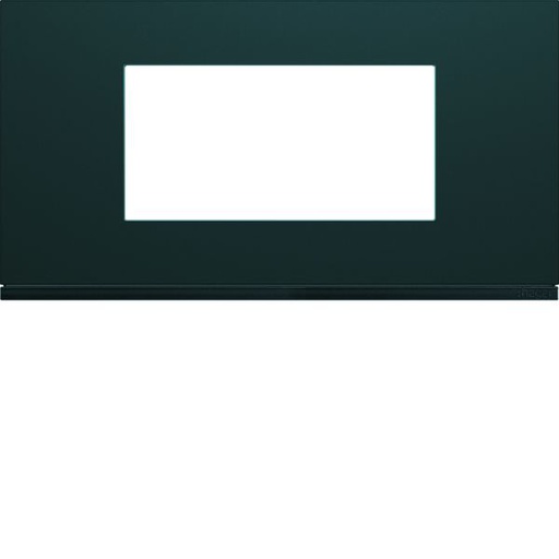 [HAG-WXP1004] Plaque de finition Gallery 4 modules Anthracite entraxe 71 mm WXP1004