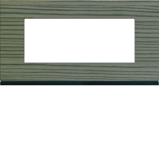 [HAG-WXP4805] Plaque de finition Gallery 5 modules Grey wood entraxe 71 mm WXP4805