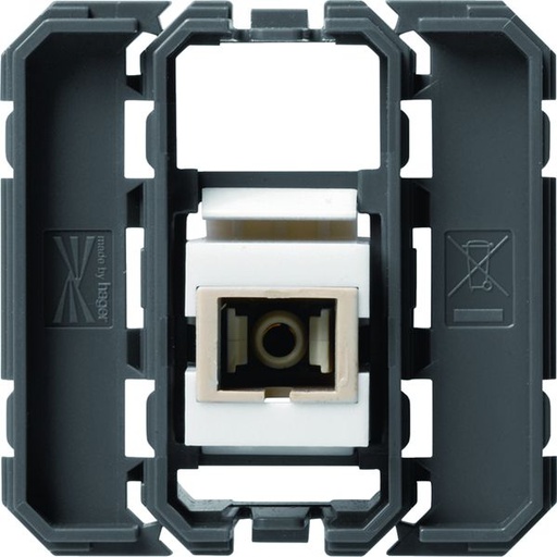 [HAG-WXF645] Prise Gallery optique traversante SC 2 modules WXF645