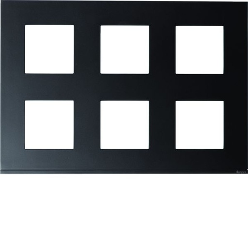 [HAG-WXP0286] Plaque de finition Gallery 12 modules Nuit entraxe 71 mm WXP0286