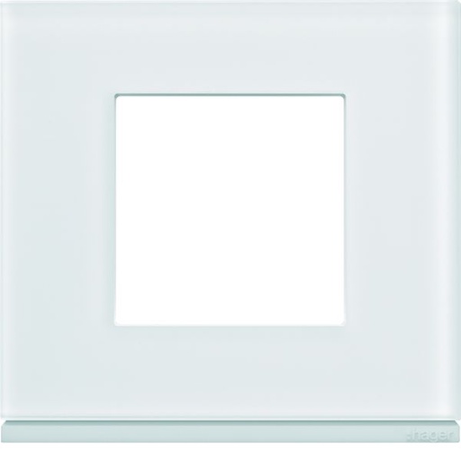 [HAG-WXP4002] Plaque de finition Gallery 1 poste Moon glass WXP4002