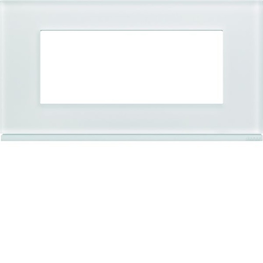 [HAG-WXP4005] Plaque de finition Gallery 5 modules Moon glass entraxe 71 mm WXP4005