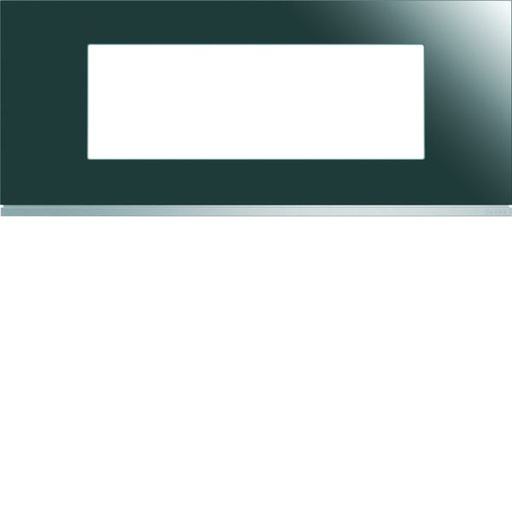 [HAG-WXP5006] Plaque de finition Gallery 6 modules Mirror glass entraxe 57 mm WXP5006