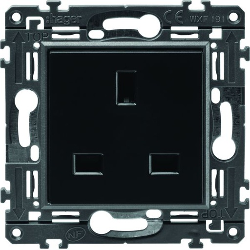 [HAG-WXF191N] Prise de courant Gallery standard britannique Nuit WXF191N