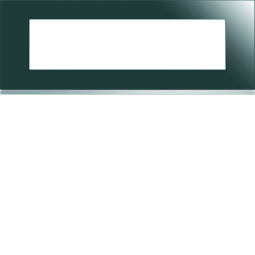 [HAG-WXP5008] Plaque de finition Gallery 8 modules Mirror glass entraxe 71 mm WXP5008