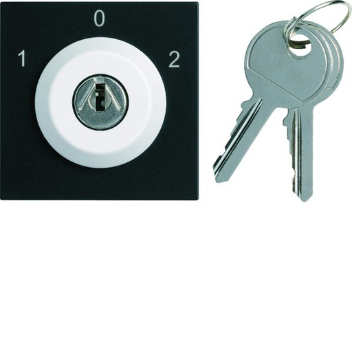 [HAG-WXF616N] Interrupteur Gallery à clefs 3 positions 2 modules Night WXF616N