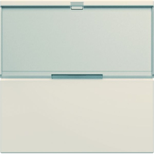 [HAG-WXD002D] Enjoliveur Gallery interrupteur avec porte étiquette 2 modules , finition Dune WXD002D