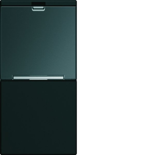 [HAG-WXD012N] Enjoliveur Gallery interrupteur avec porte étiquette 1 module , finition Night WXD012N